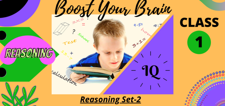 A poster with the words boost your brain class 1.