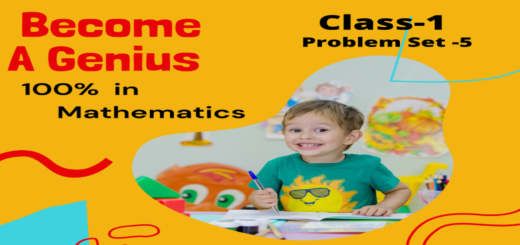 A child is sitting at a desk with the words become a genius.