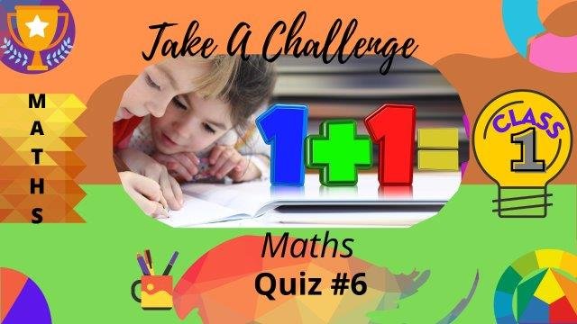 Quiz questions for kids | Class 1 - Maths quiz 6 – kidssage.com