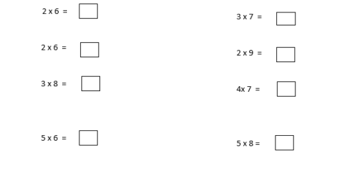 A worksheet with a number and a picture of a number.